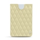 Capa em pele Microsoft Surface Duo - Beige - Couture ( Nappa - Pantone 7502C ) 