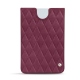 Pochette cuir Microsoft Surface Duo - Prune vintage - Couture