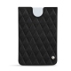 Microsoft Surface Duo leather pouch - Negre poudro - Couture