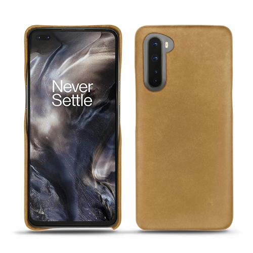 Ledermuscheln für OnePlus NordSable vintage ( Pantone #9b7340 ) 