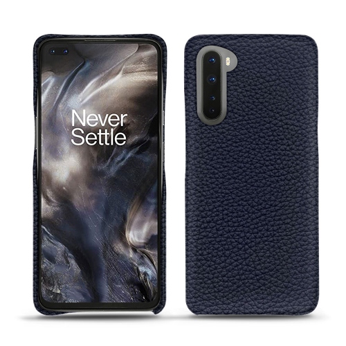 OnePlus Nord用のレザーシェルCobalt ( Pantone #2b253f ) 