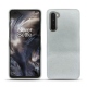 Coque cuir OnePlus Nord - Platinium ( Pantone 877C ) 
