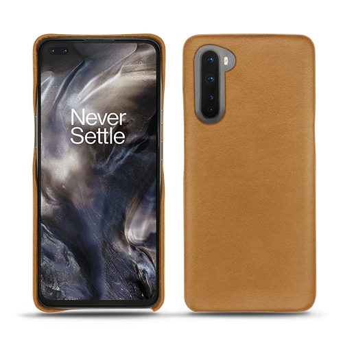 Gusci in pelle per OnePlus NordCastan esparciate ( Pantone #824F2A )