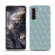 Funda de piel OnePlus Nord - Bleu ciel - Couture ( Nappa - Pantone 277C ) 
