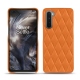 Custodia in pelle OnePlus Nord - Orange - Couture ( Nappa - Pantone 1495U ) 