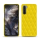 Custodia in pelle OnePlus Nord - Jaune fluo - Couture