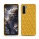 Lederschutzhülle OnePlus Nord - Jaune soulèu - Couture