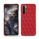 Lederschutzhülle OnePlus Nord - Rouge troupelenc - Couture