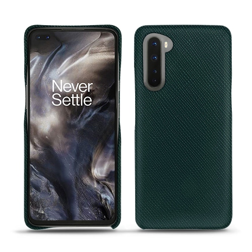 Conchas de couro para OnePlus NordVert séduisant ( Pantone #1d3c34 ) 