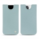 Apple iPhone 12 Pro Max leather pouch - Bleu ciel ( Nappa - Pantone 277C ) 