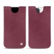Apple iPhone 12 Pro Max leather pouch - Prune vintage ( Pantone 512C ) 