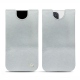 Pochette cuir Apple iPhone 12 Pro Max - Platinium ( Pantone 877C ) 