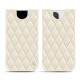 Funda de piel Apple iPhone 12 Pro Max - Blanc - Couture ( Bologna - White ) 