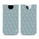Capa em pele Apple iPhone 12 Pro Max - Bleu ciel - Couture ( Nappa - Pantone 277C ) 