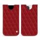 Lederschutzhülle Apple iPhone 12 Pro Max - Rouge - Couture ( Nappa - Pantone 199C ) 