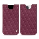Lederschutzhülle Apple iPhone 12 Pro Max - Prune vintage - Couture