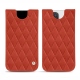 Capa em pele Apple iPhone 12 Pro Max - Arange clouquié - Couture