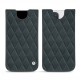Pochette cuir Apple iPhone 12 Pro Max - Blu marino - Couture