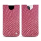 Apple iPhone 12 Pro Max leather pouch - Serpent ciclamino