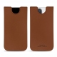 Apple iPhone 12 Pro Max leather pouch - Marron PU