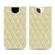 가죽 커버 Apple iPhone 12 Pro - Beige - Couture ( Nappa - Pantone 7502C ) 