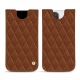 가죽 커버 Apple iPhone 12 Pro - Marron - Couture ( Nappa - Pantone 1615C ) 