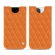 가죽 커버 Apple iPhone 12 Pro - Orange - Couture ( Nappa - Pantone 1495U ) 