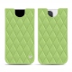 가죽 커버 Apple iPhone 12 Pro - Vert olive - Couture ( Nappa - Pantone 578U ) 