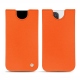 Apple iPhone 12 Pro leather pouch - Orange fluo