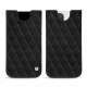 Custodia in pelle Apple iPhone 12 Pro - Negre poudro - Couture