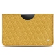 Samsung Galaxy Tab S7+ leather pouch - Mimosa - Couture ( Pantone 141C ) 