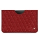 Pochette cuir Samsung Galaxy Tab S7+ - Tomate - Couture ( Pantone 187C ) 