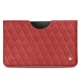 Pochette cuir Samsung Galaxy Tab S7+ - Cerise vintage - Couture