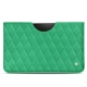 Samsung Galaxy Tab S7+ leather pouch - Menthe vintage - Couture