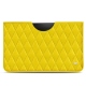 Samsung Galaxy Tab S7+ leather pouch - Jaune fluo - Couture