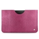 Samsung Galaxy Tab S7+ leather pouch - Serpent ciclamino