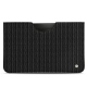Custodia in pelle Samsung Galaxy Tab S7+ - Abaca nero