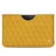 レザーケース Samsung Galaxy Tab S7+ - Jaune soulèu - Couture