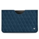 Samsung Galaxy Tab S7+ leather pouch - Blu mediterran - Couture