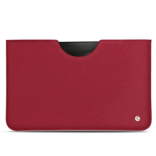 Leather Pockets for Samsung Galaxy Tab S7 PlusRouge passion ( Pantone #a6192e ) 