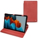 가죽 커버 Samsung Galaxy Tab S7+ - Cerise vintage ( Pantone 185C ) 
