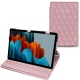 가죽 커버 Samsung Galaxy Tab S7+ - Rose - Couture ( Nappa - Pantone 2365C ) 