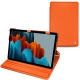 Housse cuir Samsung Galaxy Tab S7+ - Orange fluo