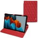 Housse cuir Samsung Galaxy Tab S7+ - Rouge troupelenc - Couture