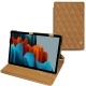 가죽 커버 Samsung Galaxy Tab S7+ - Castan esparciate - Couture