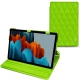 Housse cuir Samsung Galaxy Tab S7+ - Vert fluo - Couture