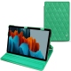 Housse cuir Samsung Galaxy Tab S7+ - Menthe vintage - Couture