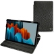 Custodia in pelle Samsung Galaxy Tab S7+ - Serpent nero