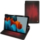 Housse cuir Samsung Galaxy Tab S7+ - Rouge Patine