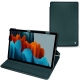 Housse cuir Samsung Galaxy Tab S7+ - Bleu Veggie